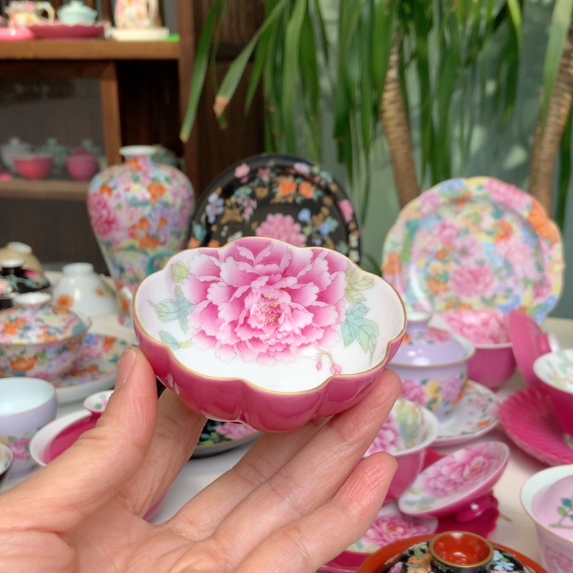 【闪购商品】景德镇陶瓷胭脂红女