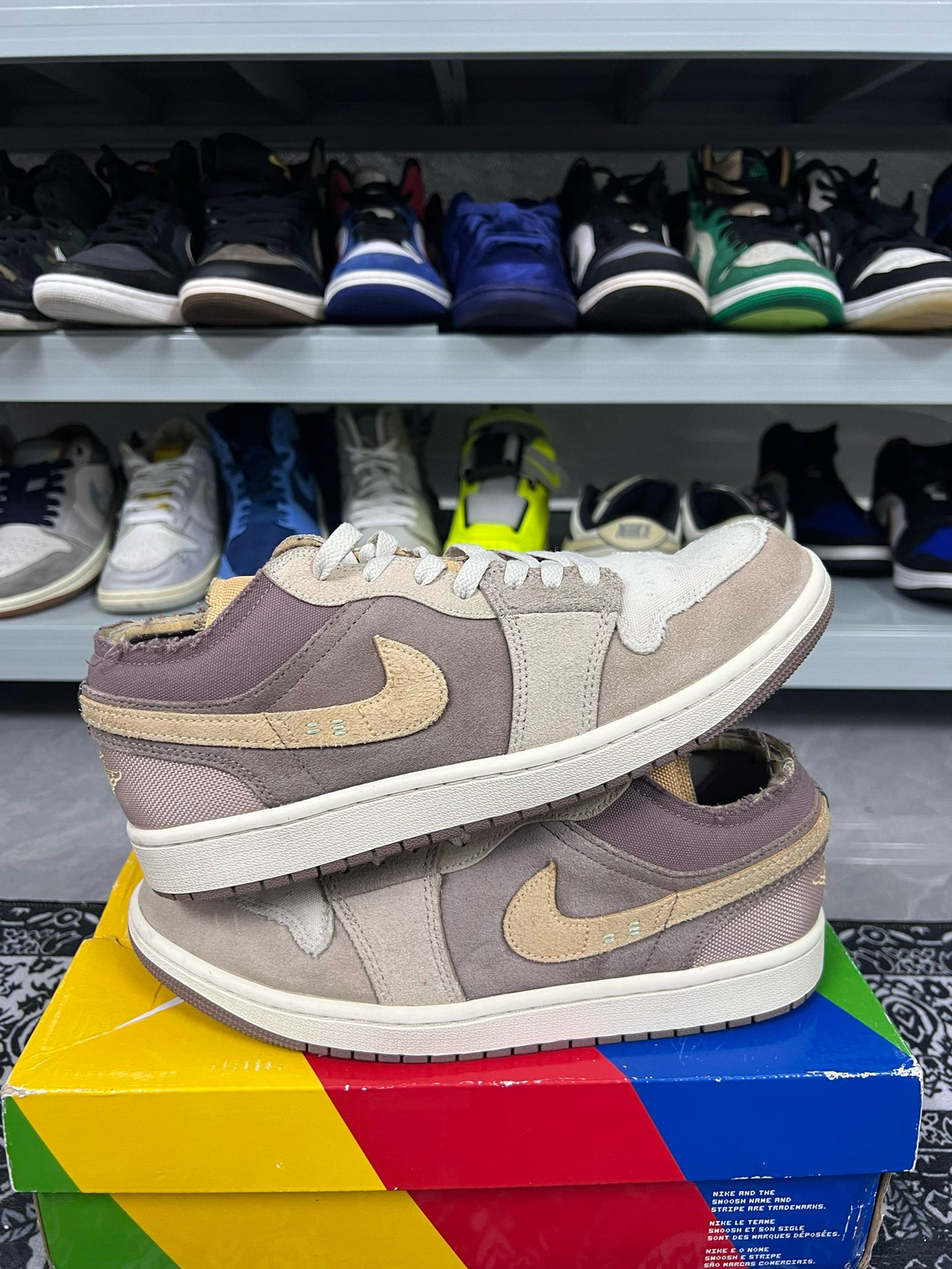 95新 maje 42.5码/aj1low白灰休闲鞋/二手正品