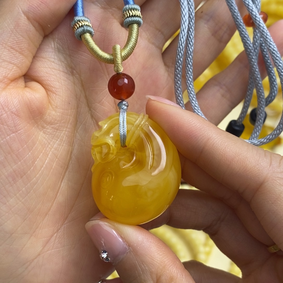 未镶嵌琥珀手串琥珀蜜蜡