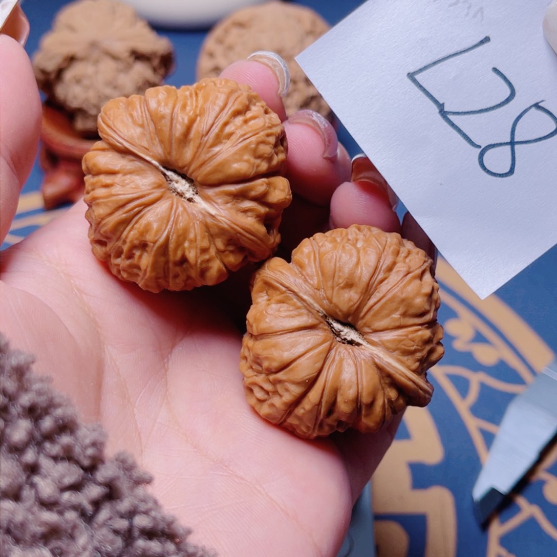 文玩核桃把件南瓜墩41