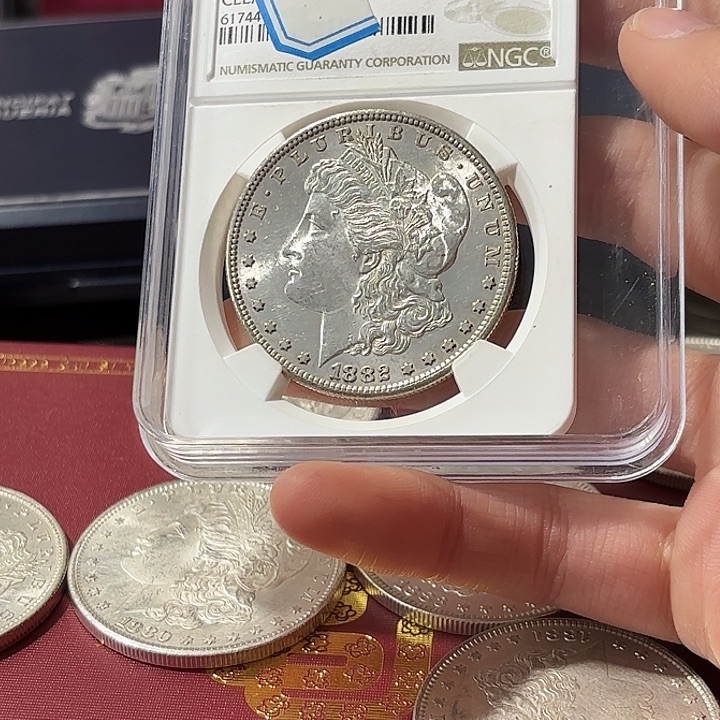 今***我银Ag900美国一美元银币