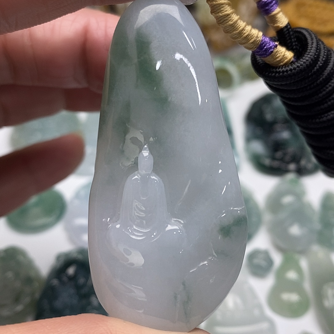 翡翠未镶嵌颈饰12345678