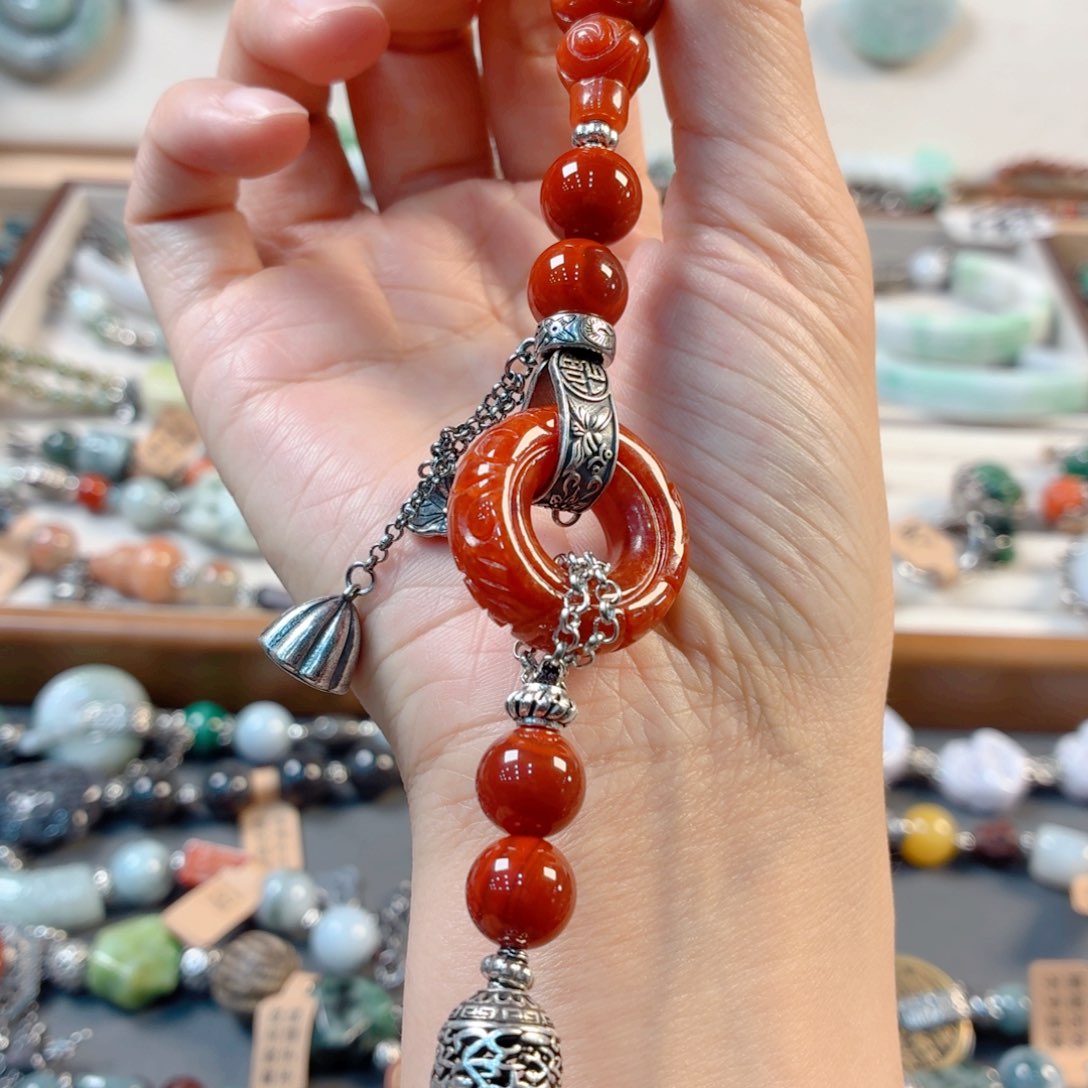 开***心未镶嵌手链翡翠手串