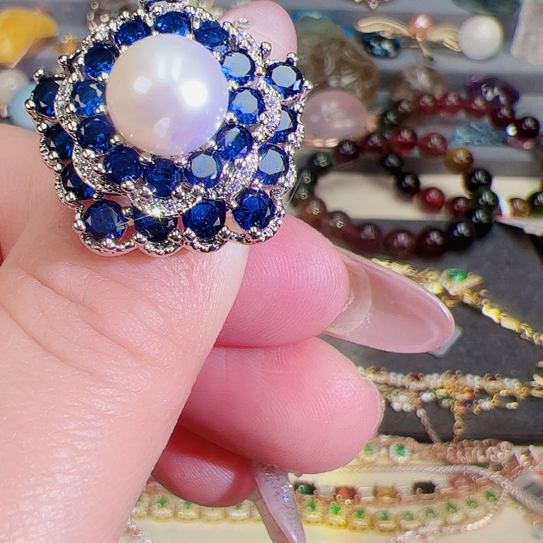 淡水珍珠j戒指未镶嵌