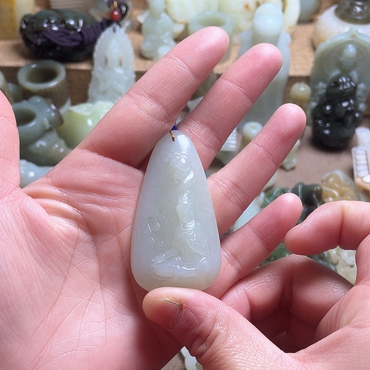 和田玉颈饰未镶嵌请***长