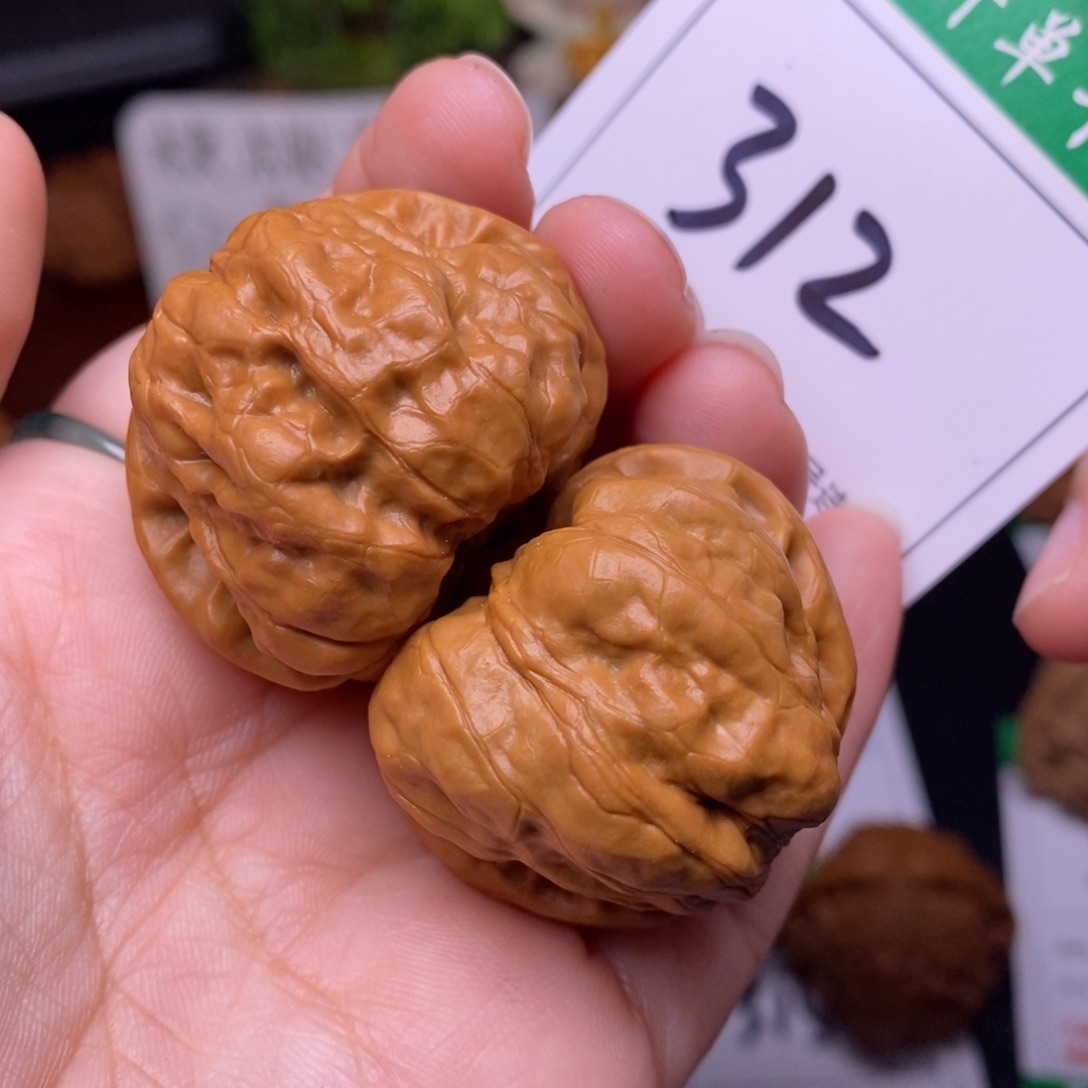 把件文玩核桃312蛤蟆头3.6