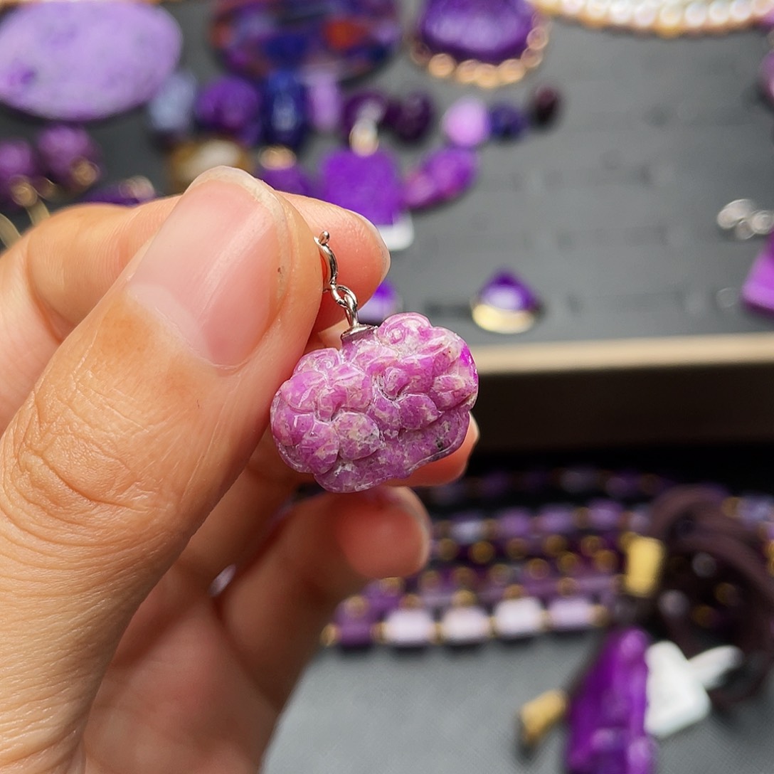 苏纪石（舒俱来）吊坠银S925镶嵌