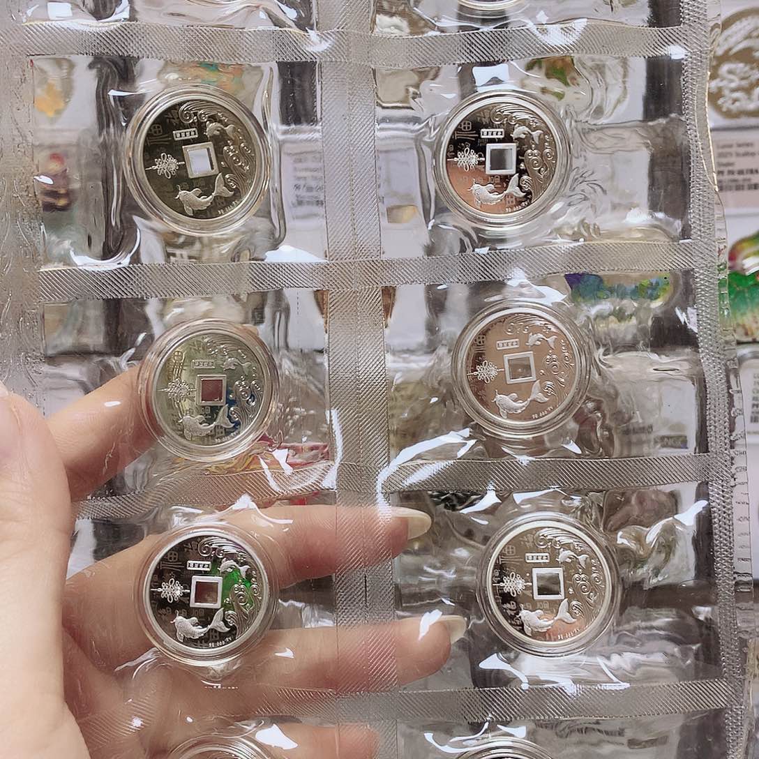 纯银福运连年8克*10枚原证