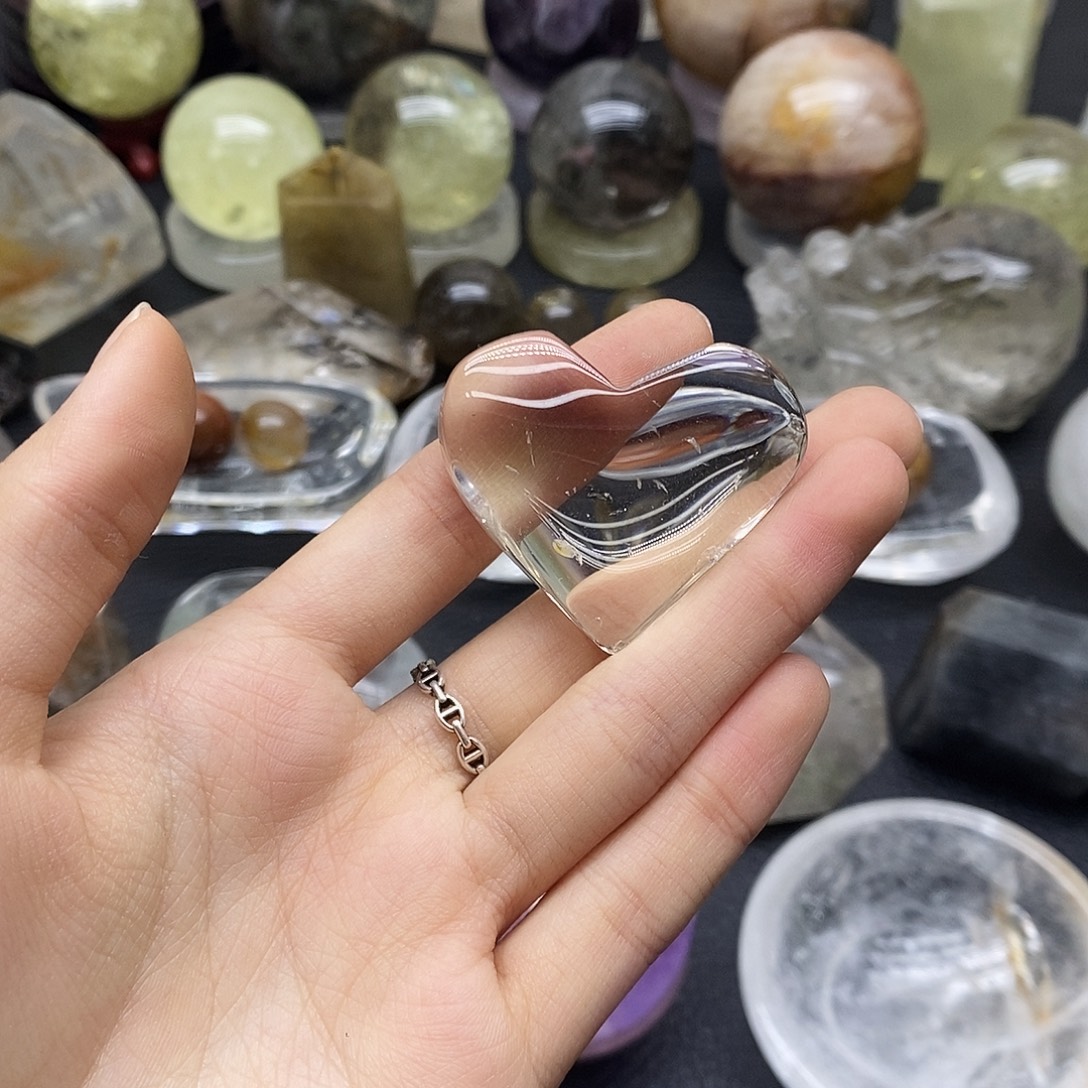 未镶嵌水晶珠宝半成品136水晶石