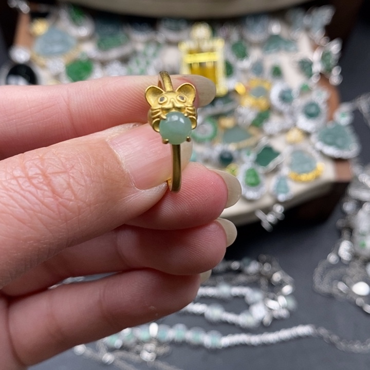 翡翠颈饰未镶嵌翡翠