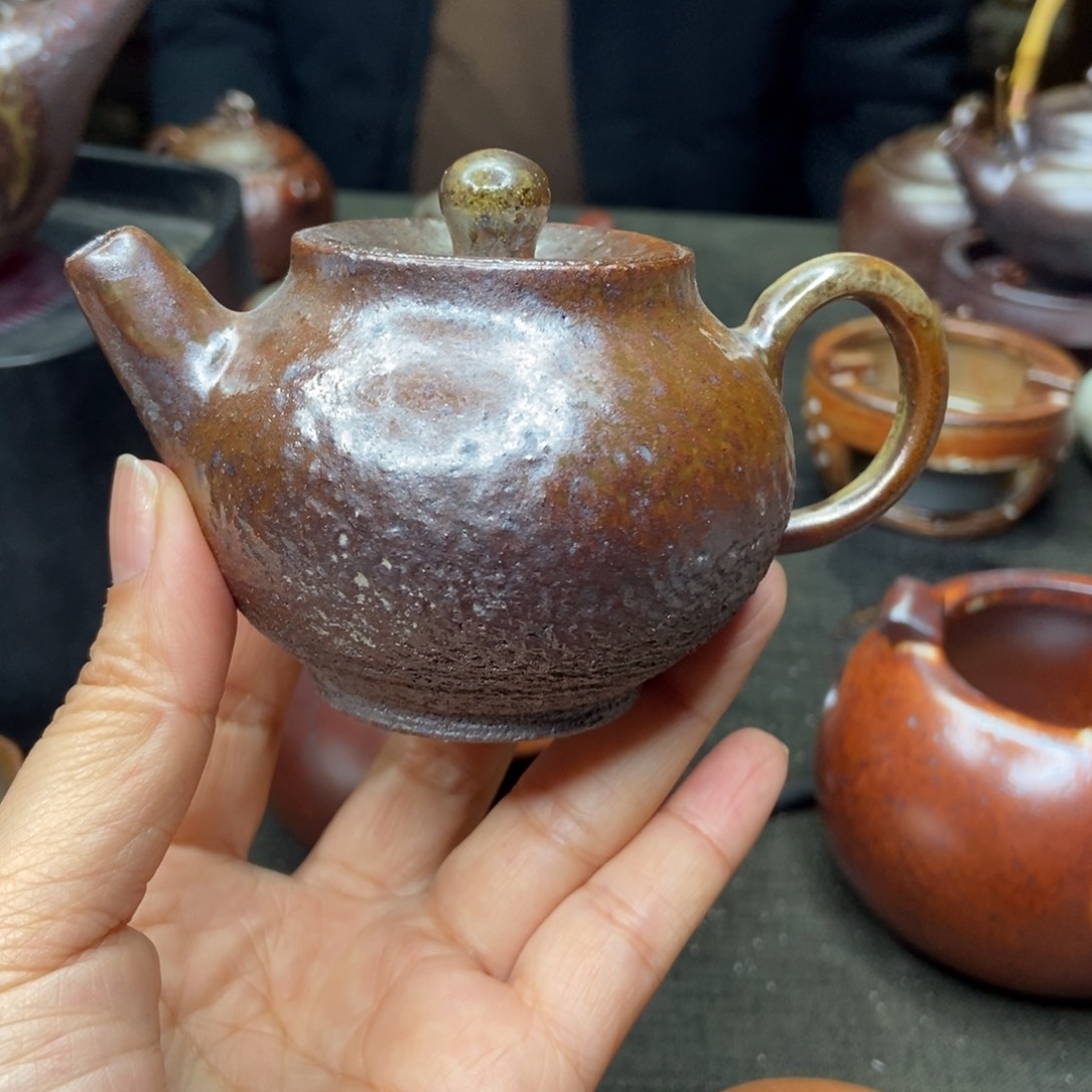 紫砂柴烧紫砂茶具
