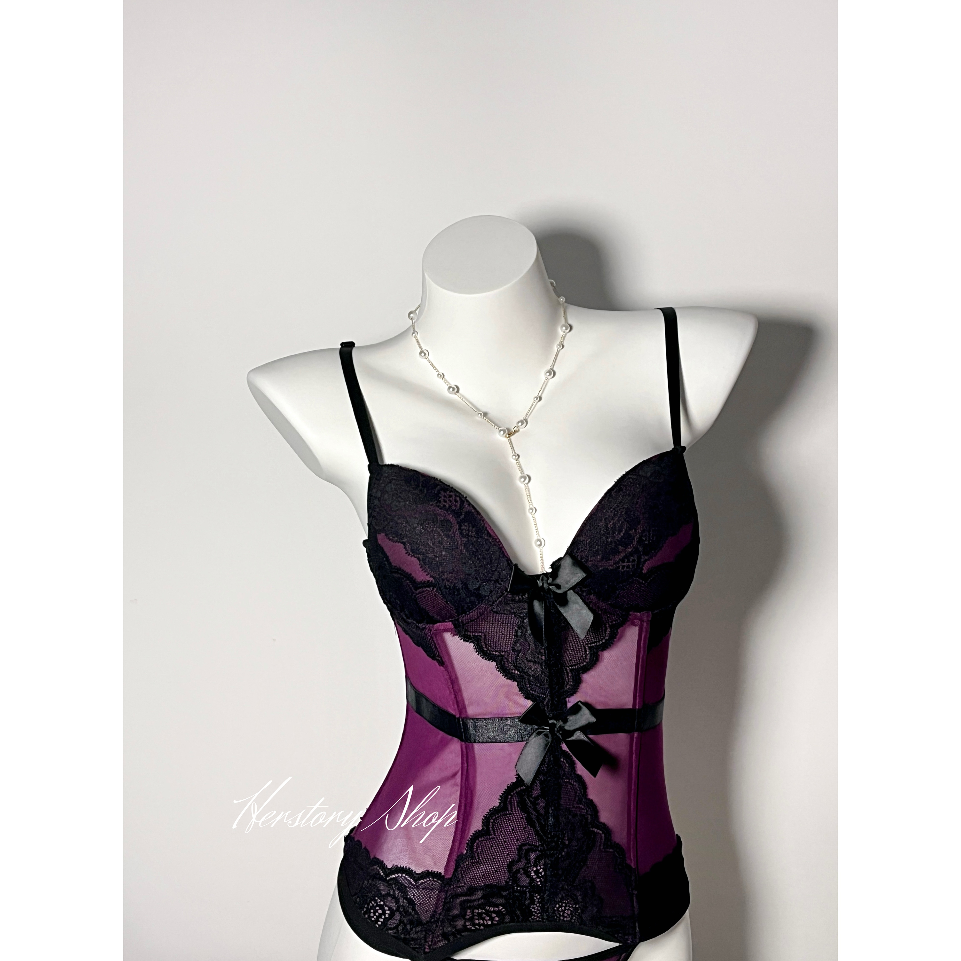 Herstory｜仲夏夜 性感纯欲塑身鱼骨自带胸垫胸衣可外穿