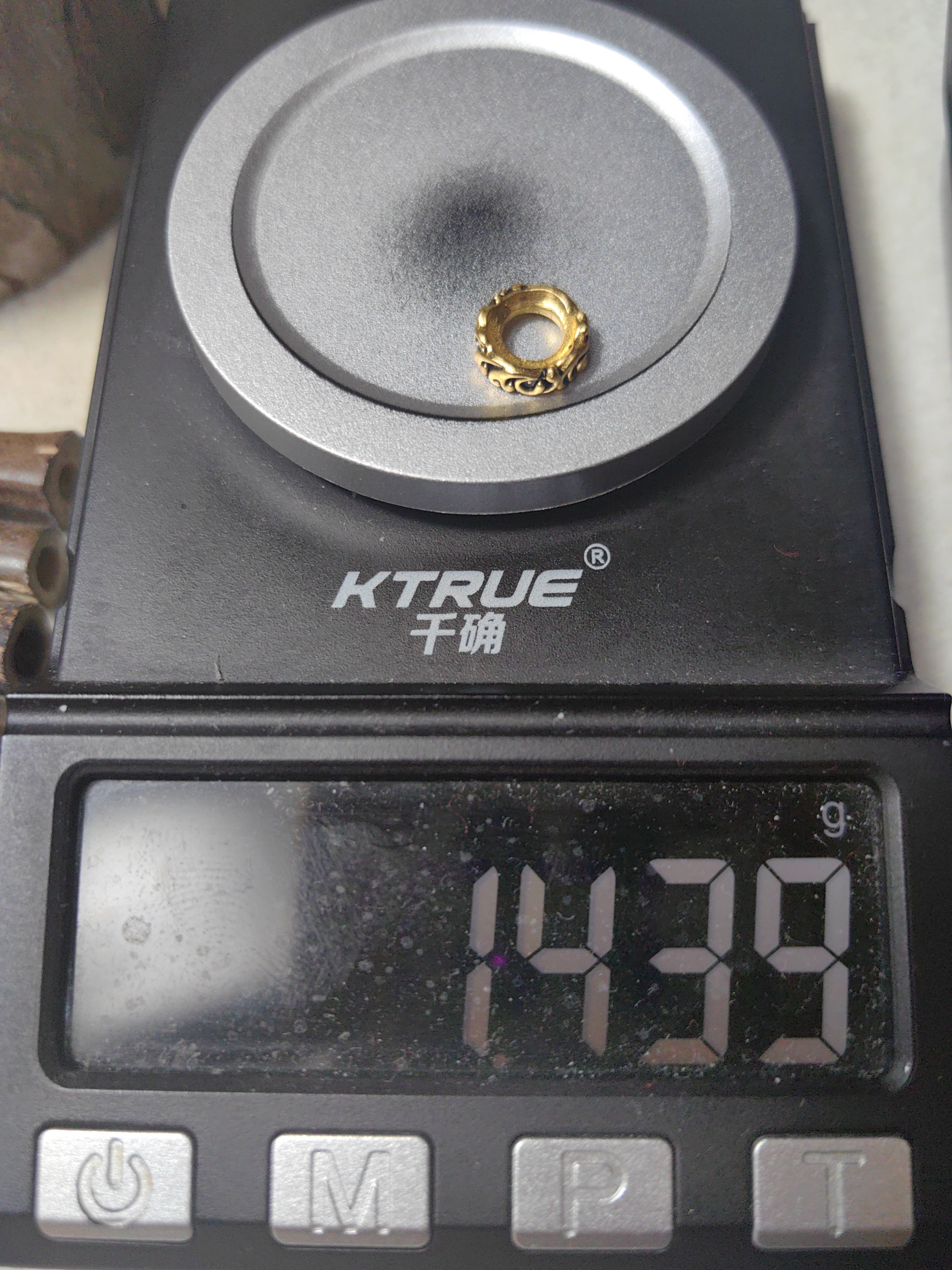 足金999卡环黄金手串配饰