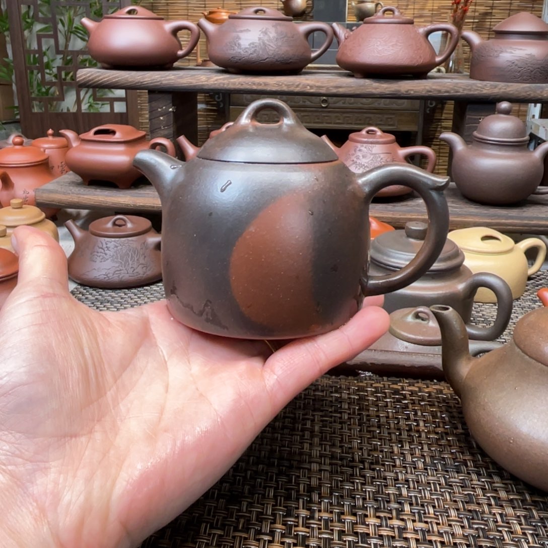 紫砂茶壶宜兴原矿紫砂手工制全220