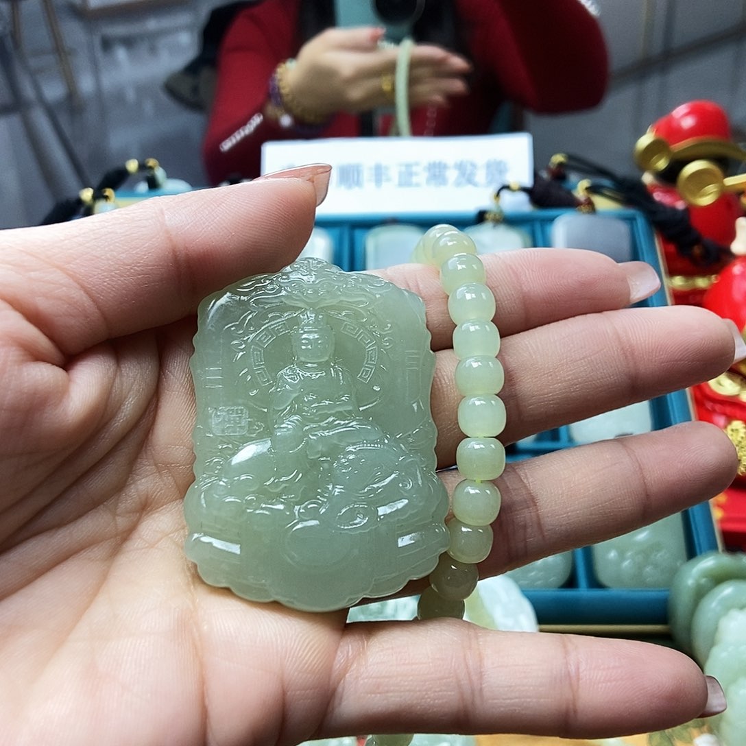 和田玉颈饰未镶嵌行****8