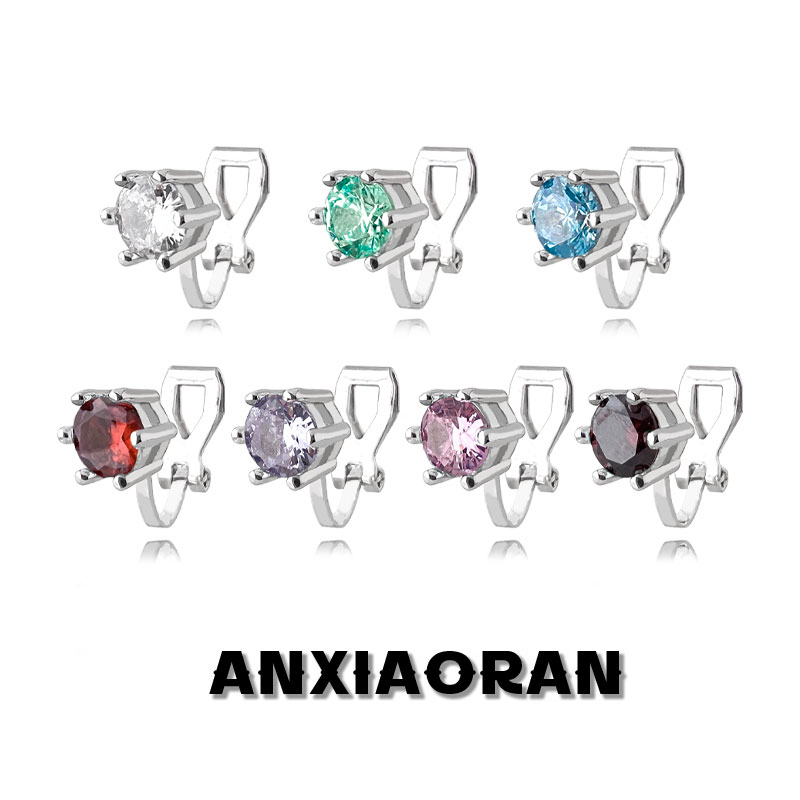 铜合金耳饰 扳动无耳洞耳夹男耳环耳钉2025新款爆款高级感女夏天