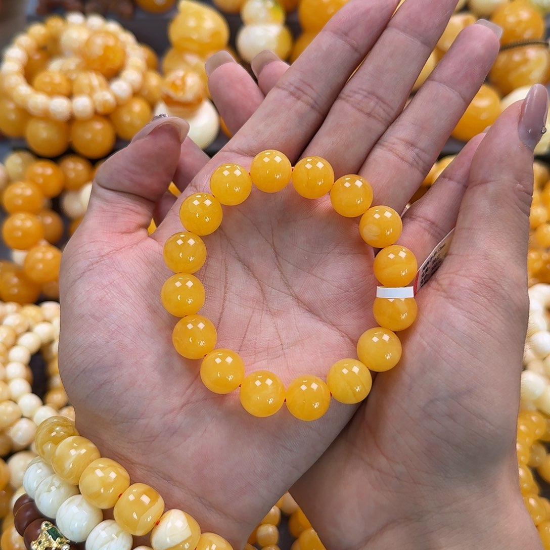 蜜蜡未镶嵌珠宝奇石同料13mm