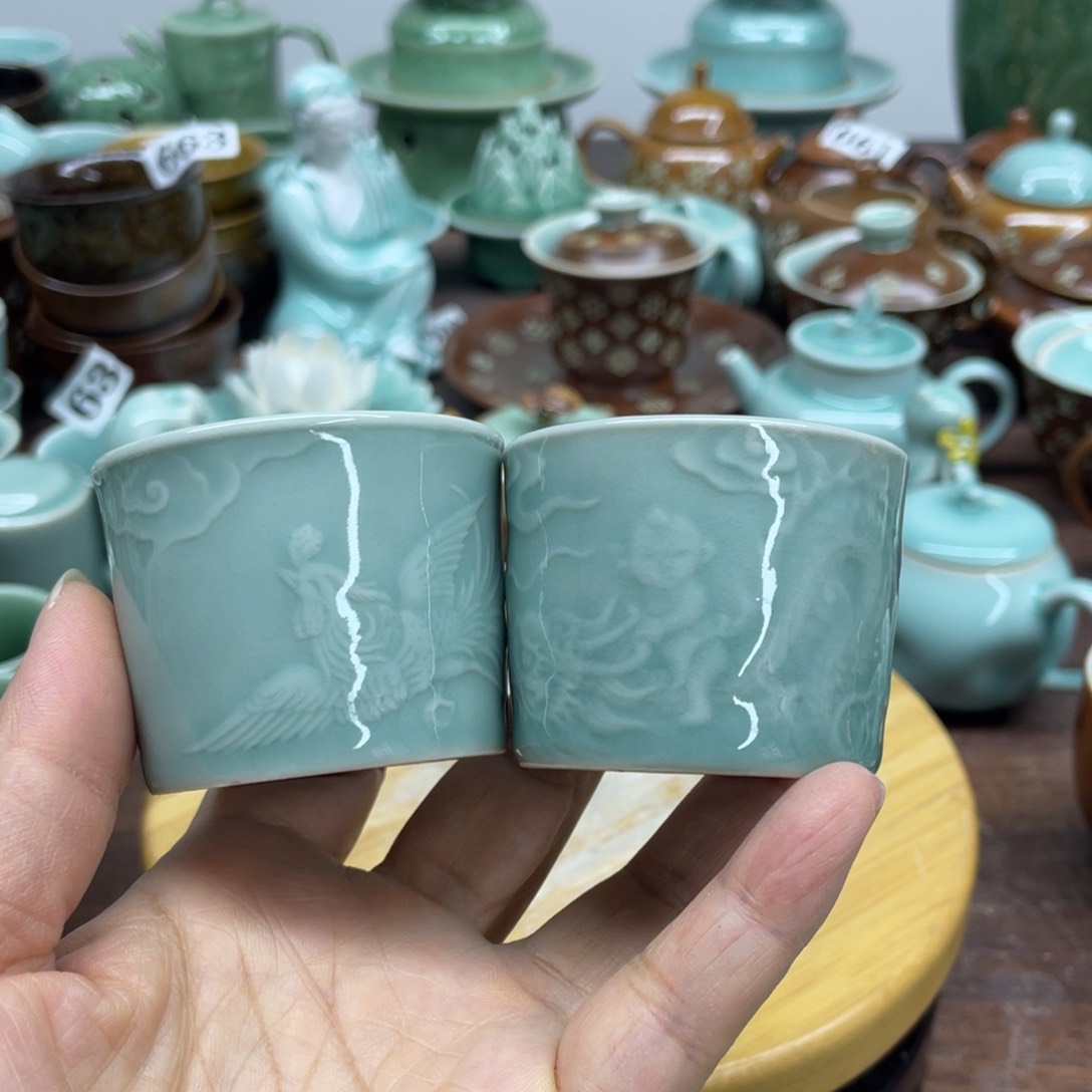 微瑕特价青瓷青瓷