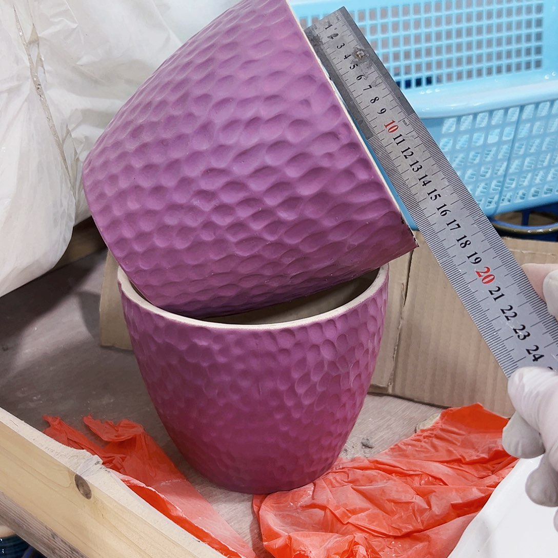 有孔，外贸尾单陶瓷花盆凑单10米包邮