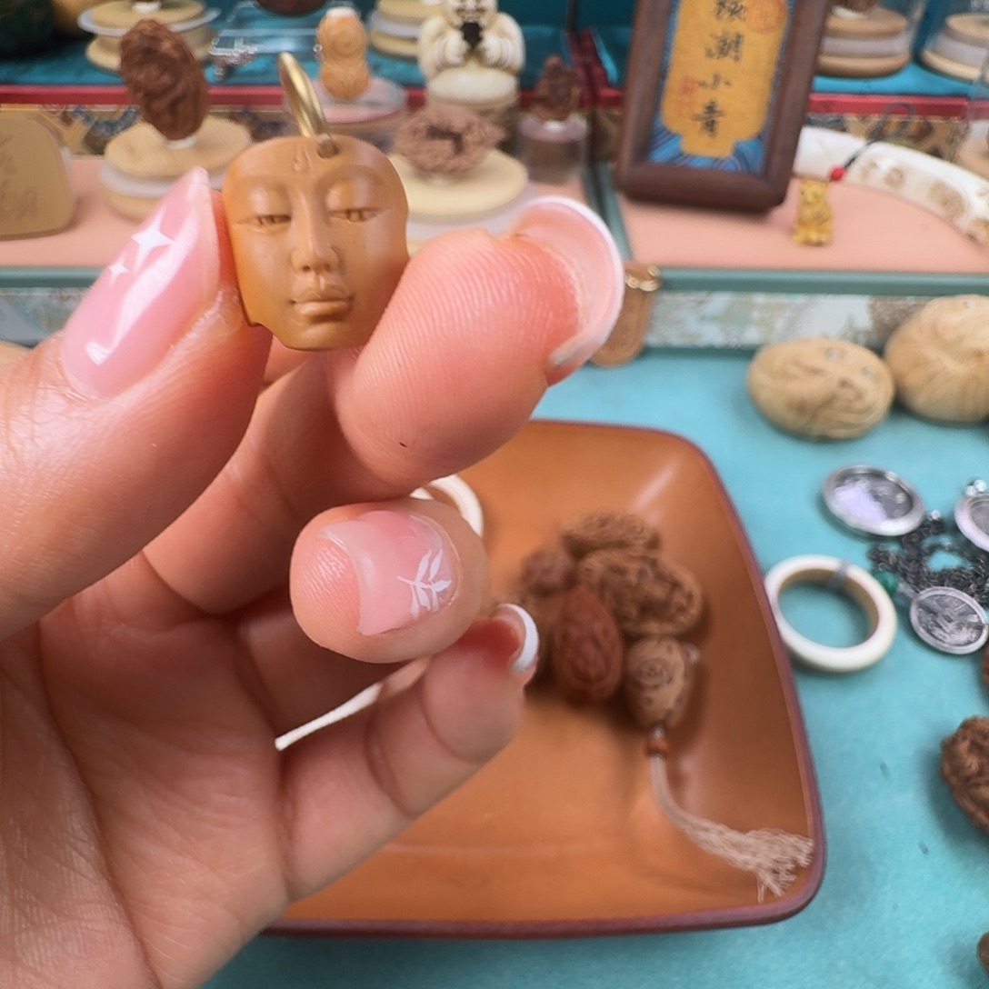 桐***原橄榄核手串/手链核潮核雕手工制作