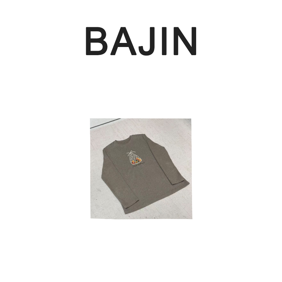 B2594【2025冬季新品韩系长绒棉水果刺绣圆领加绒卫衣长袖】