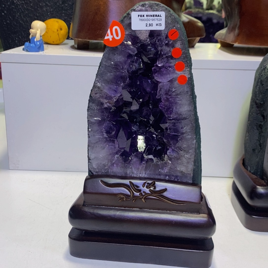 未镶嵌大型摆件（非配饰）紫晶29x16