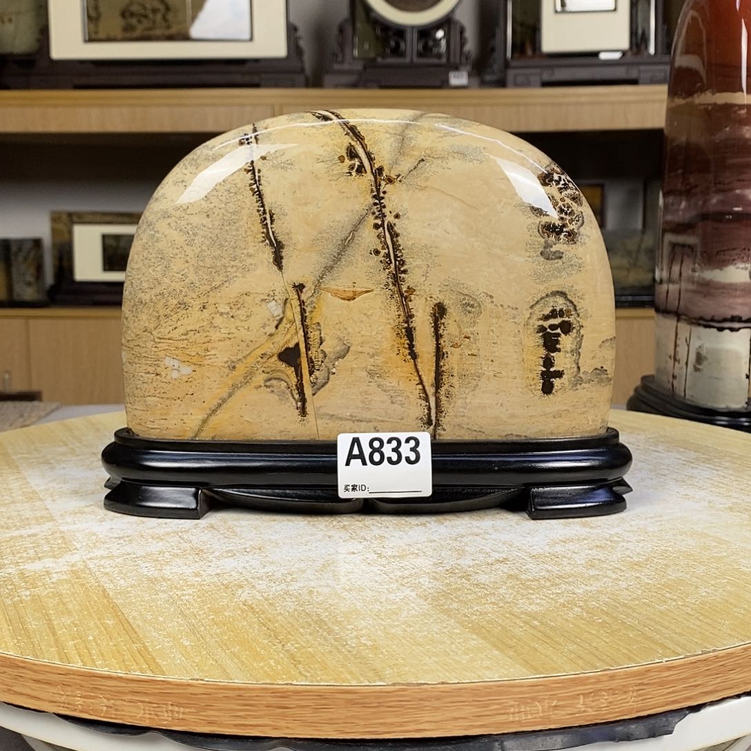 印石昌化石广西国画石摆件