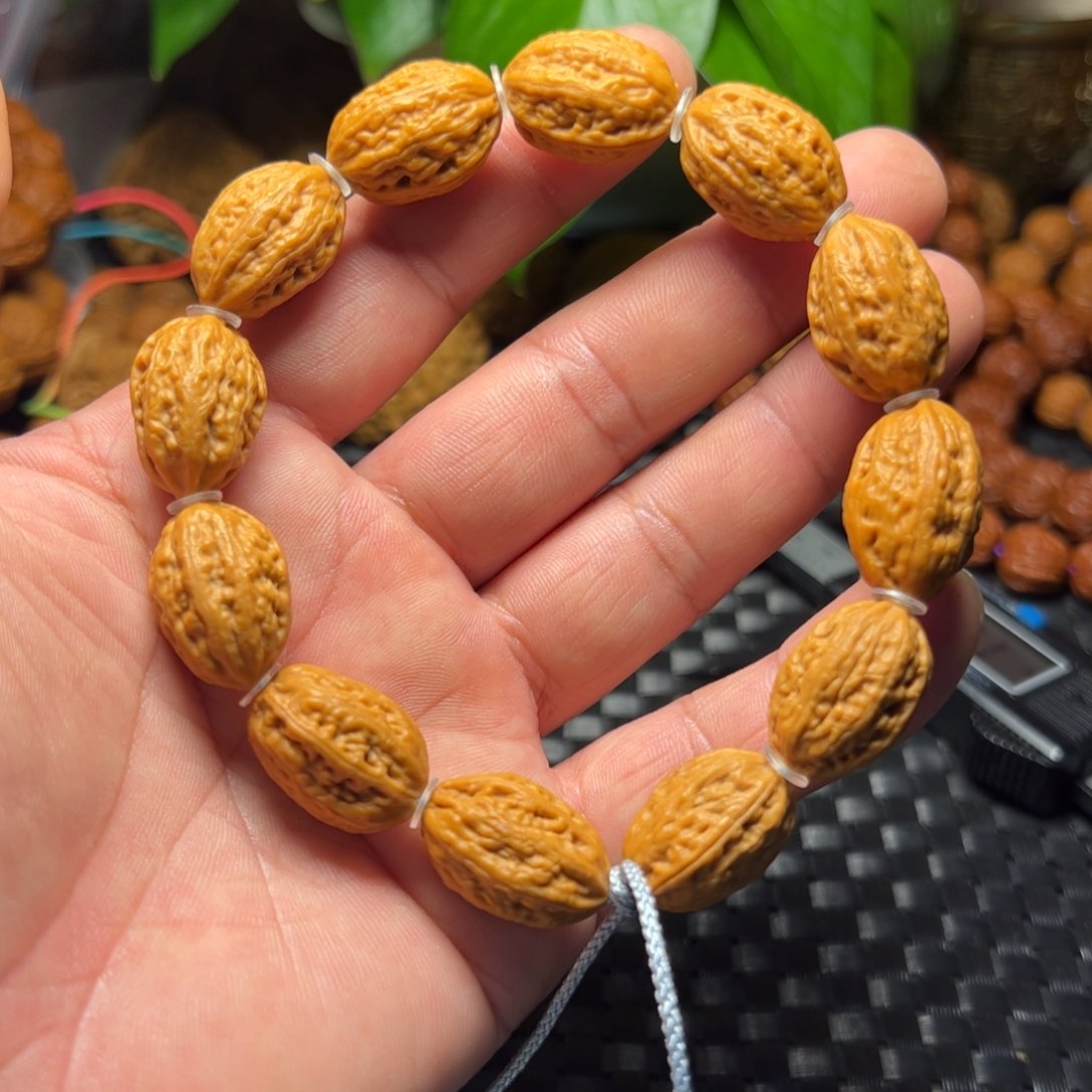 文玩核桃手串尺寸15大枣
