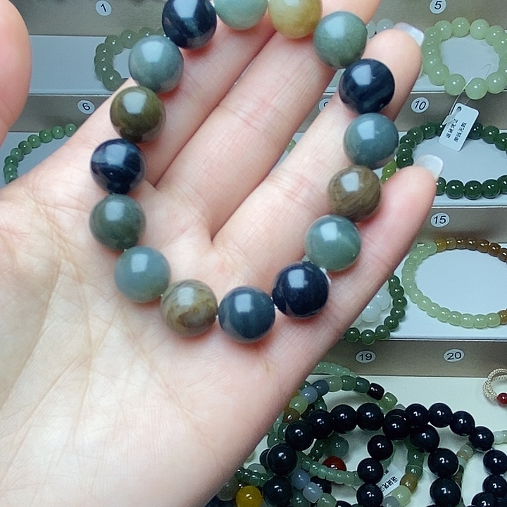 海***韵和田玉未镶嵌手串