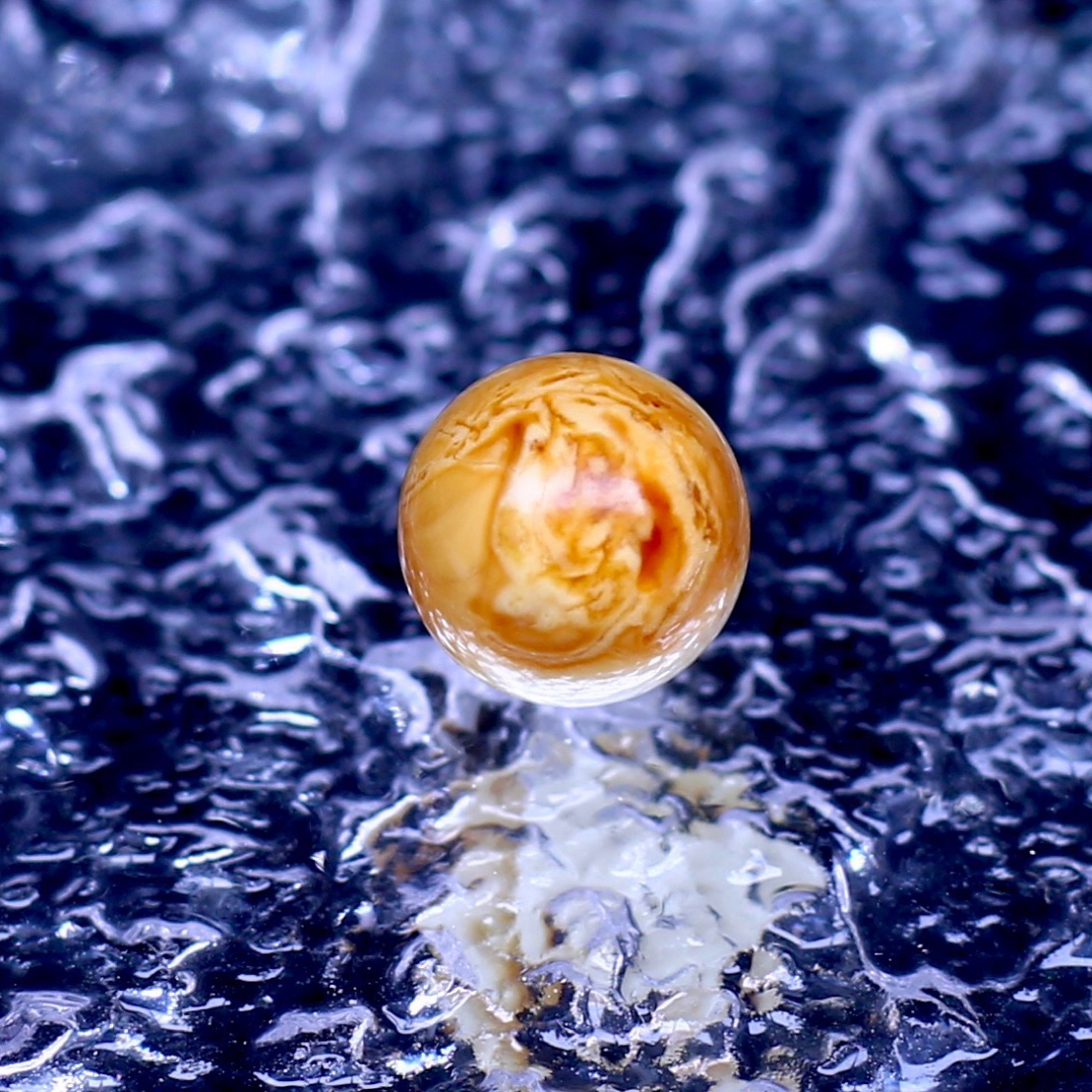 10.4mm纯天然奶沁圆珠，奶呼呼的蜡质 多样性发其一