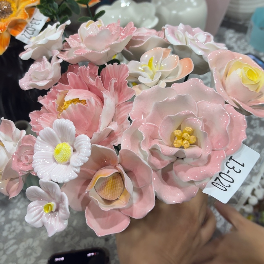 陶瓷花，拍满20发货，退款拉黑1320