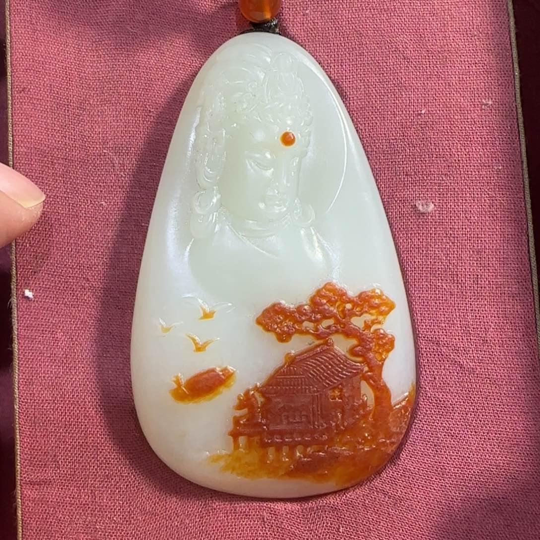 和田玉挂件未镶嵌