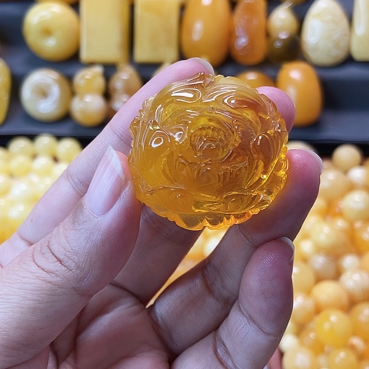 蜜蜡未镶嵌吊坠(不含链)