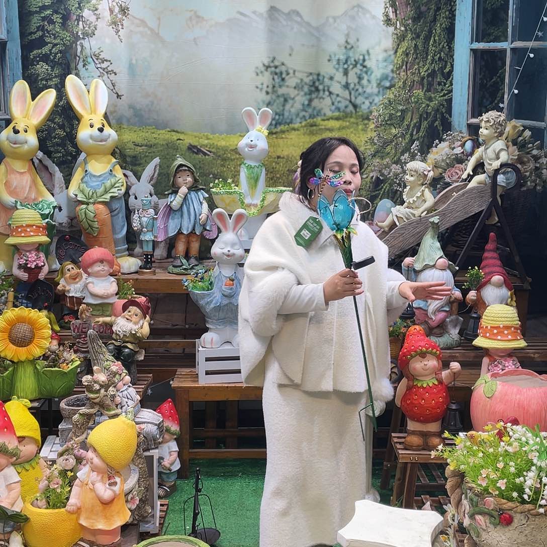 摆件花园摆件红红火火