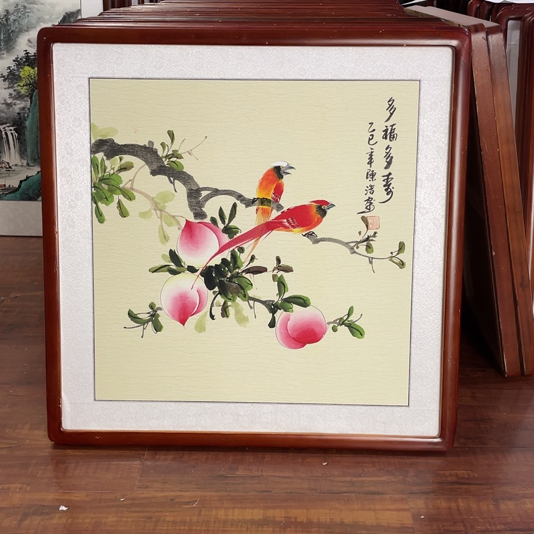 国画带框尺寸63*63厘米