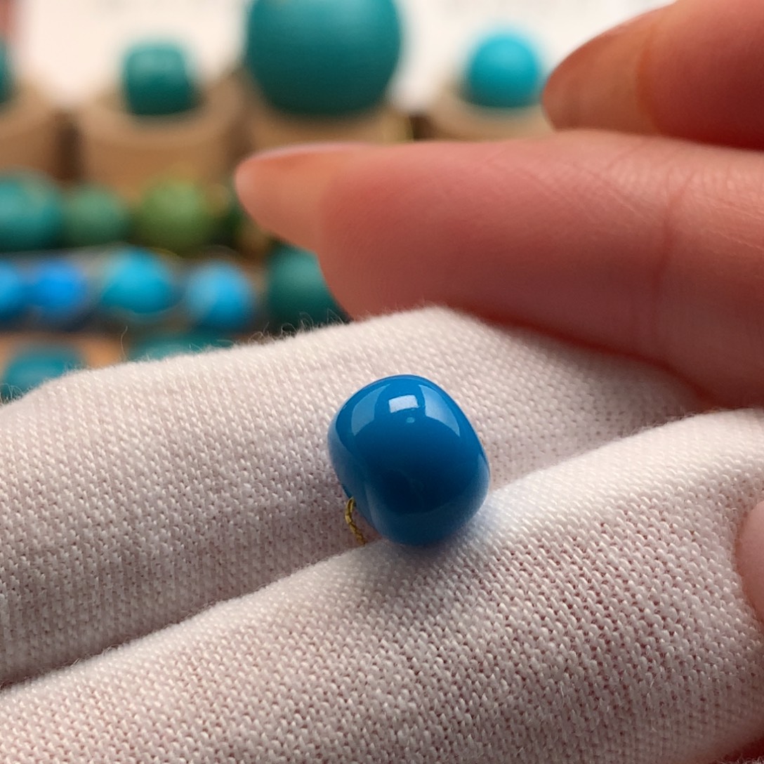 绿松石未镶嵌绿松石8.5mm