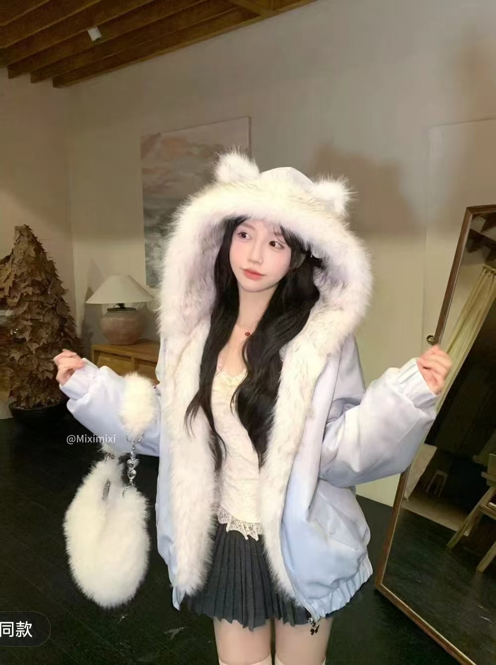 VIP .家定制网红毛毛外套