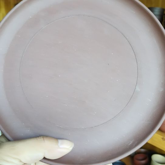 茶杯紫砂紫泥干泡台20