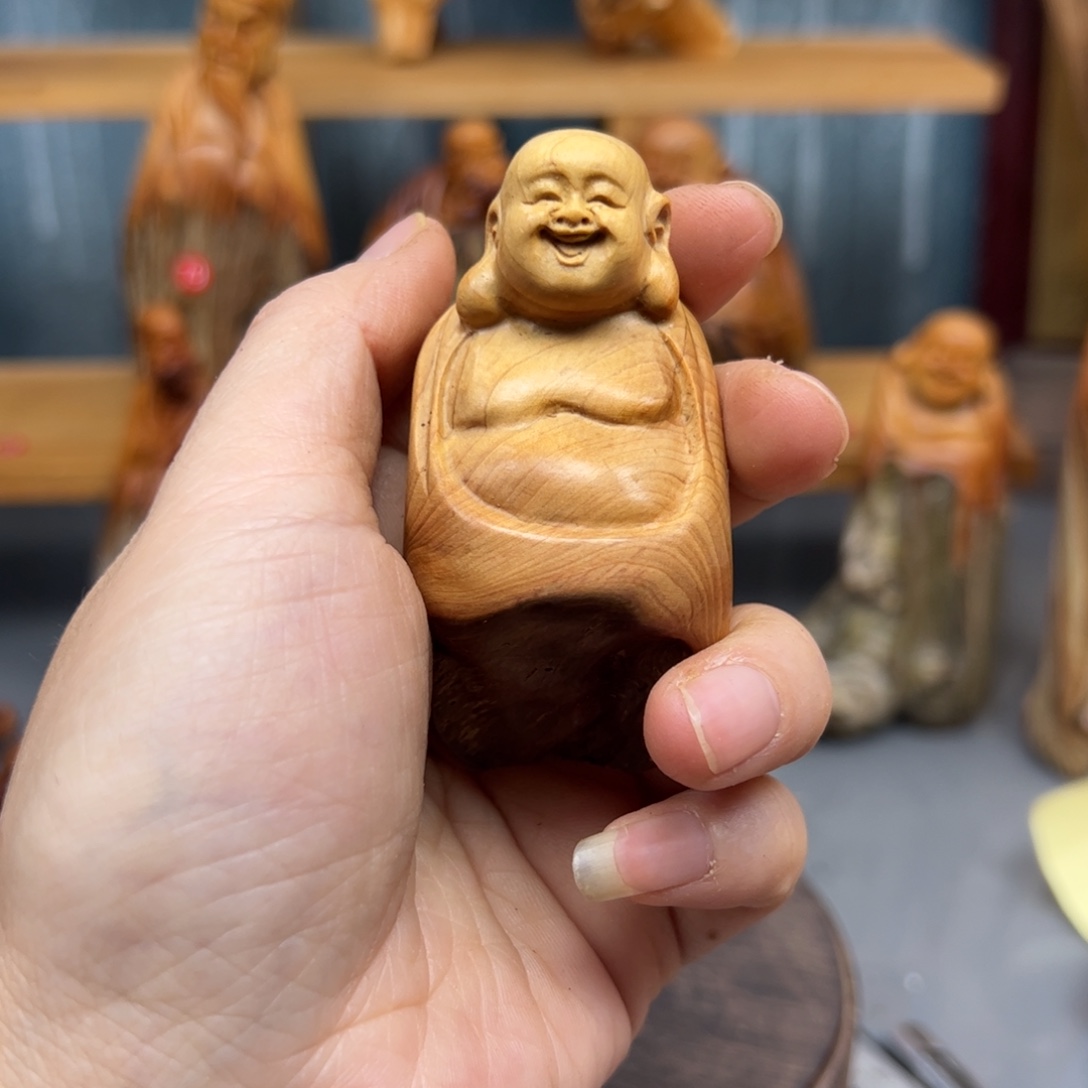 柏木崖柏木摆件手把件，62