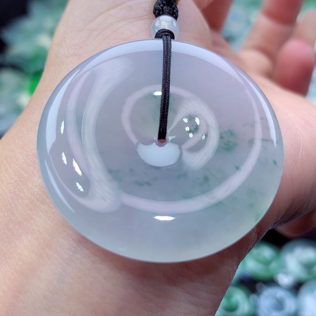 颈饰未镶嵌翡翠编号36。尺寸38-6