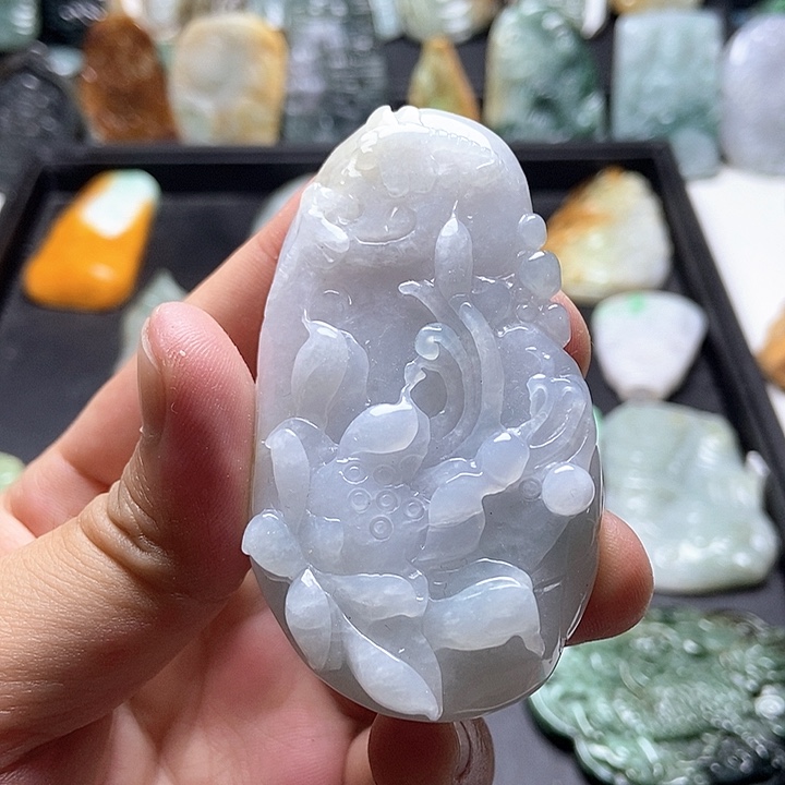 翡翠未镶嵌颈饰翡翠a货
