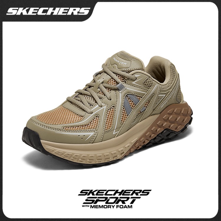SKECHERS/斯凯奇25夏季舒适男鞋休闲透气高端软底运动跑鞋232742