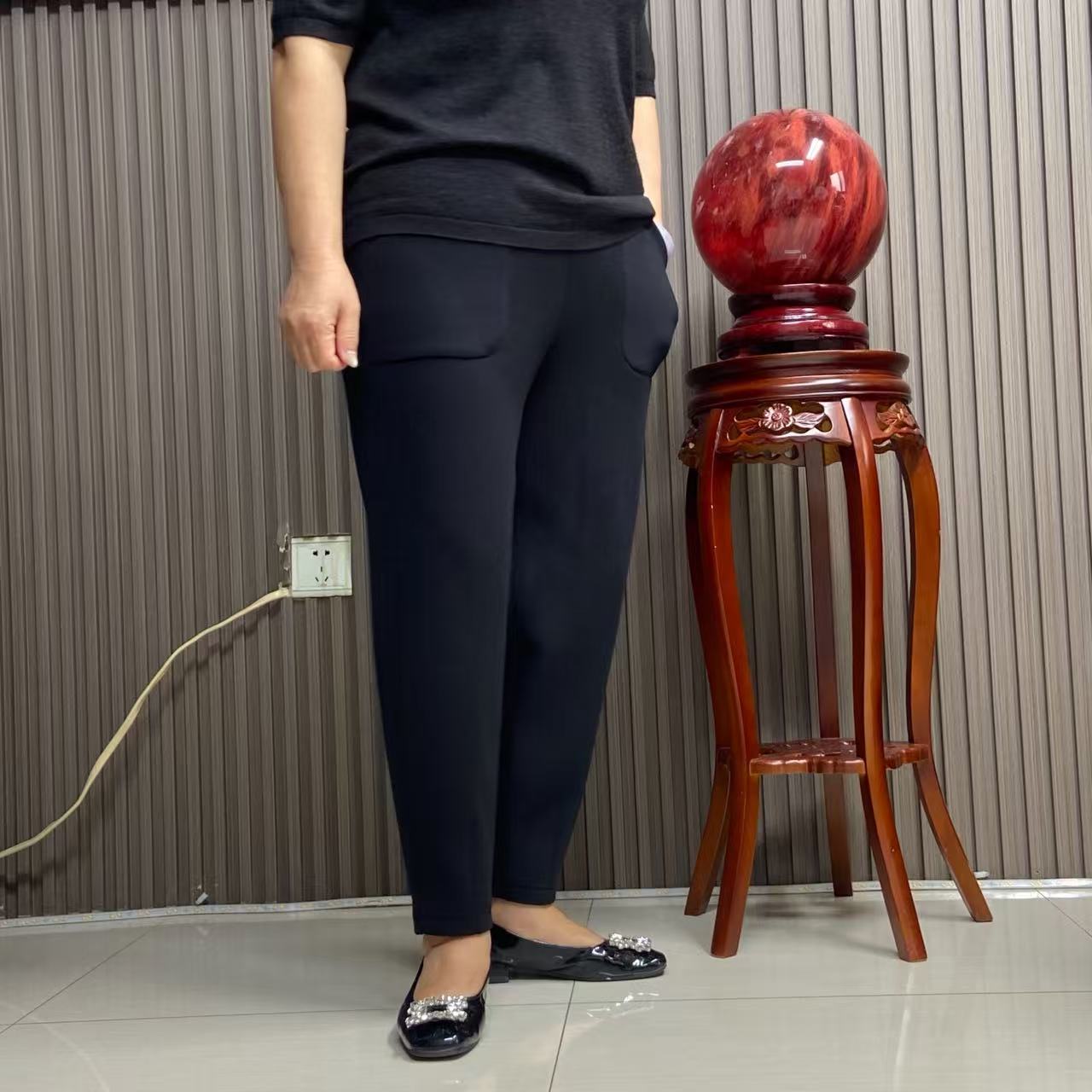 【雅洁服饰】1920秋季宽松柔软舒适百搭休闲裤