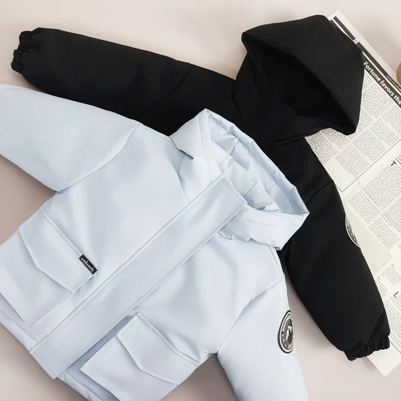 【三合一两件套】H25267新款冬季女童时髦洋气三合一极寒羽绒服