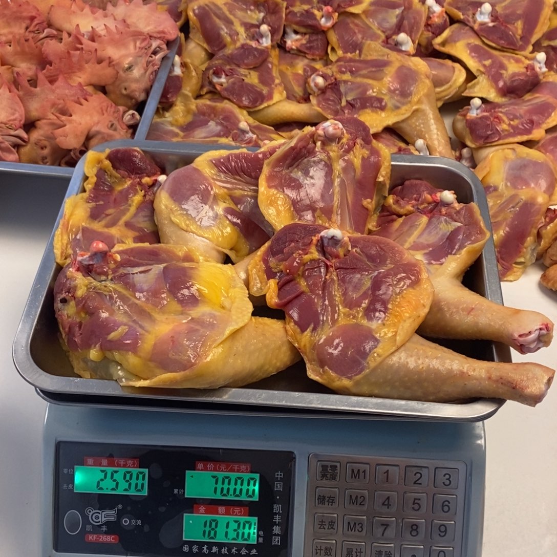 30天包装现杀现卖鸡腿