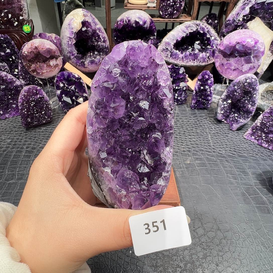 未镶嵌珠宝半成品紫晶