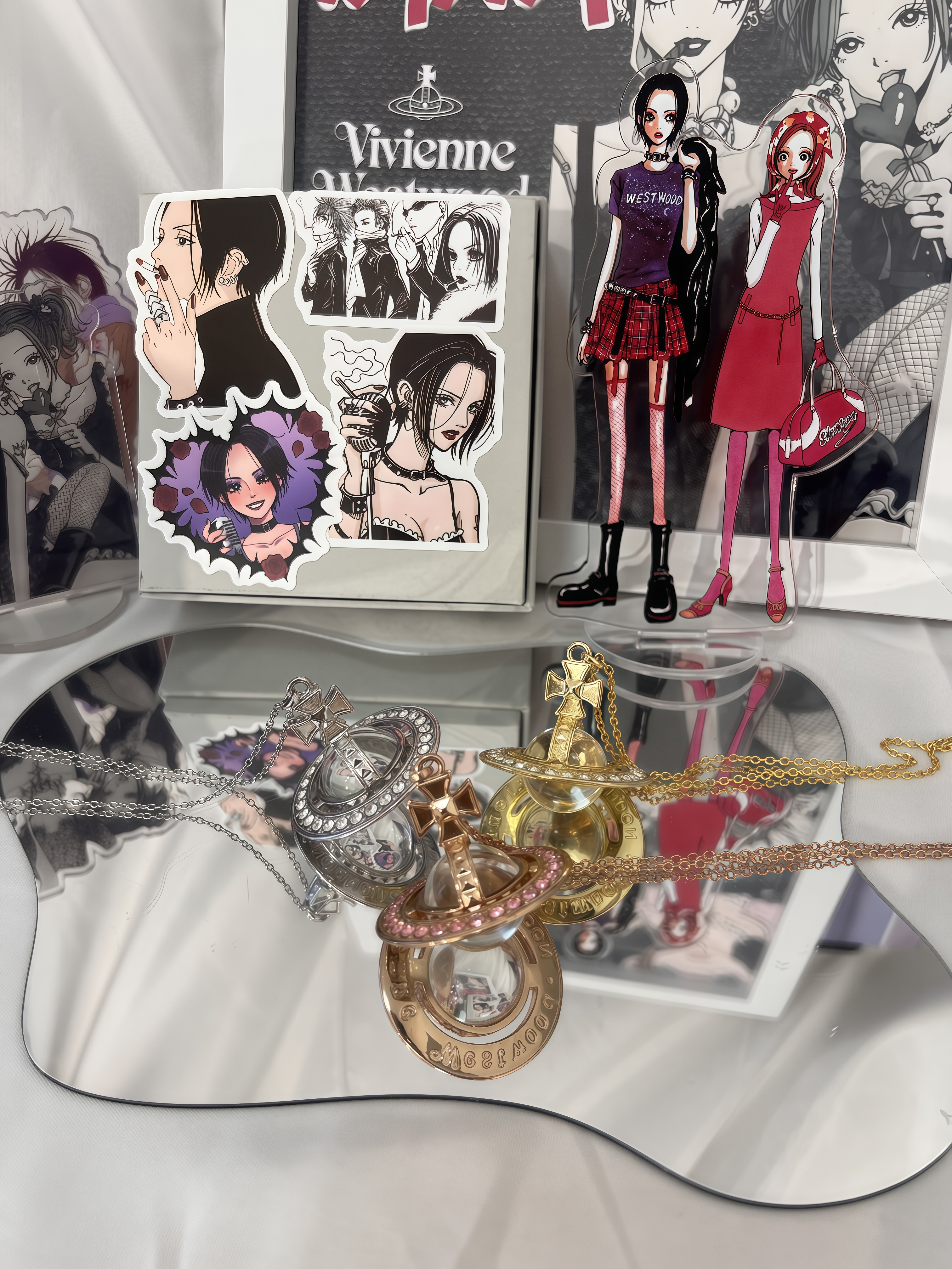 钛钢琉璃项链 女士轻奢高端时尚气质百搭-pina 大号