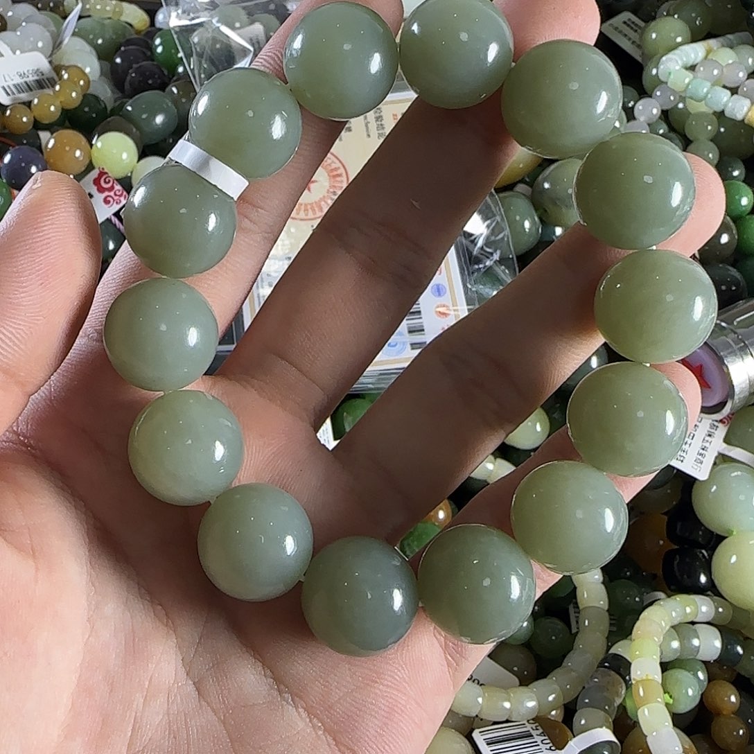 和田玉手链未镶嵌196