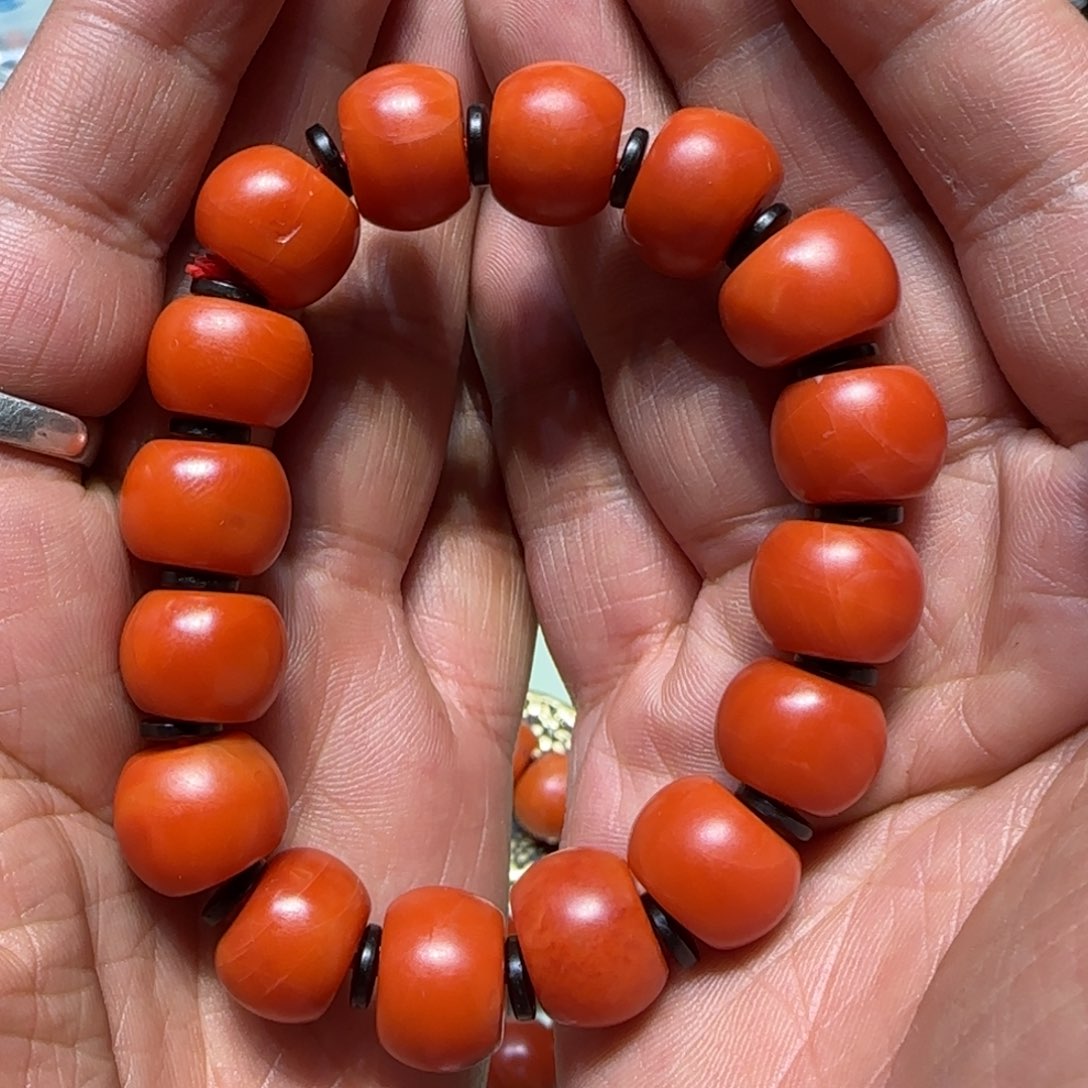 南红玛瑙颈饰未镶嵌