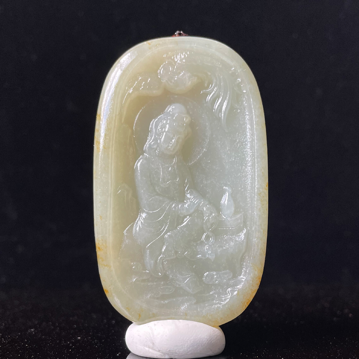新疆和田玉7136观音69.04g适合男女佩戴支持全国复检